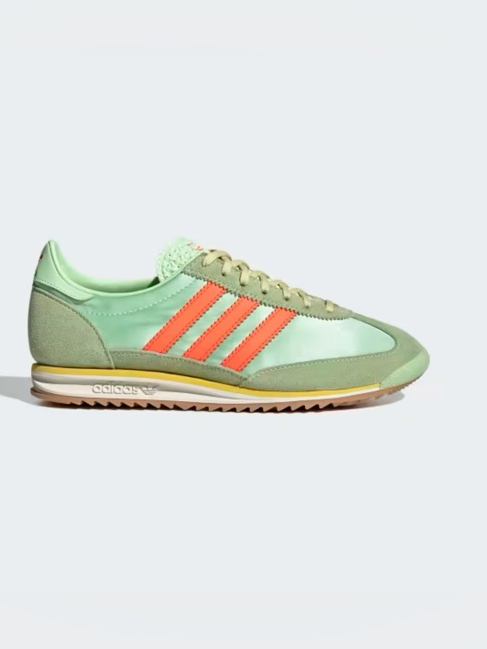 Size 9.5 Women’s adidas Sl 72 Og Lace Up  Green Casual Shoe - JI0197